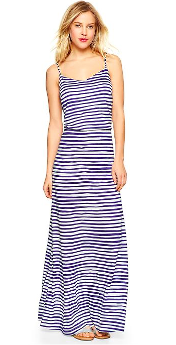 Gap Stripe Maxi Dress.