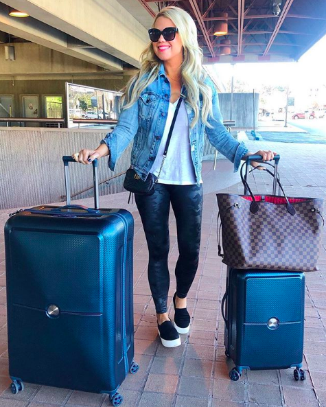 SPANX Travel Outfits, travel, clothing, Ready, set — go! ✈️✨ 2 travel  outfits brought to you by @caralynmirand in #Spanx Where's your next travel  destination? Tell us below ⬇️ Shop Look 1
